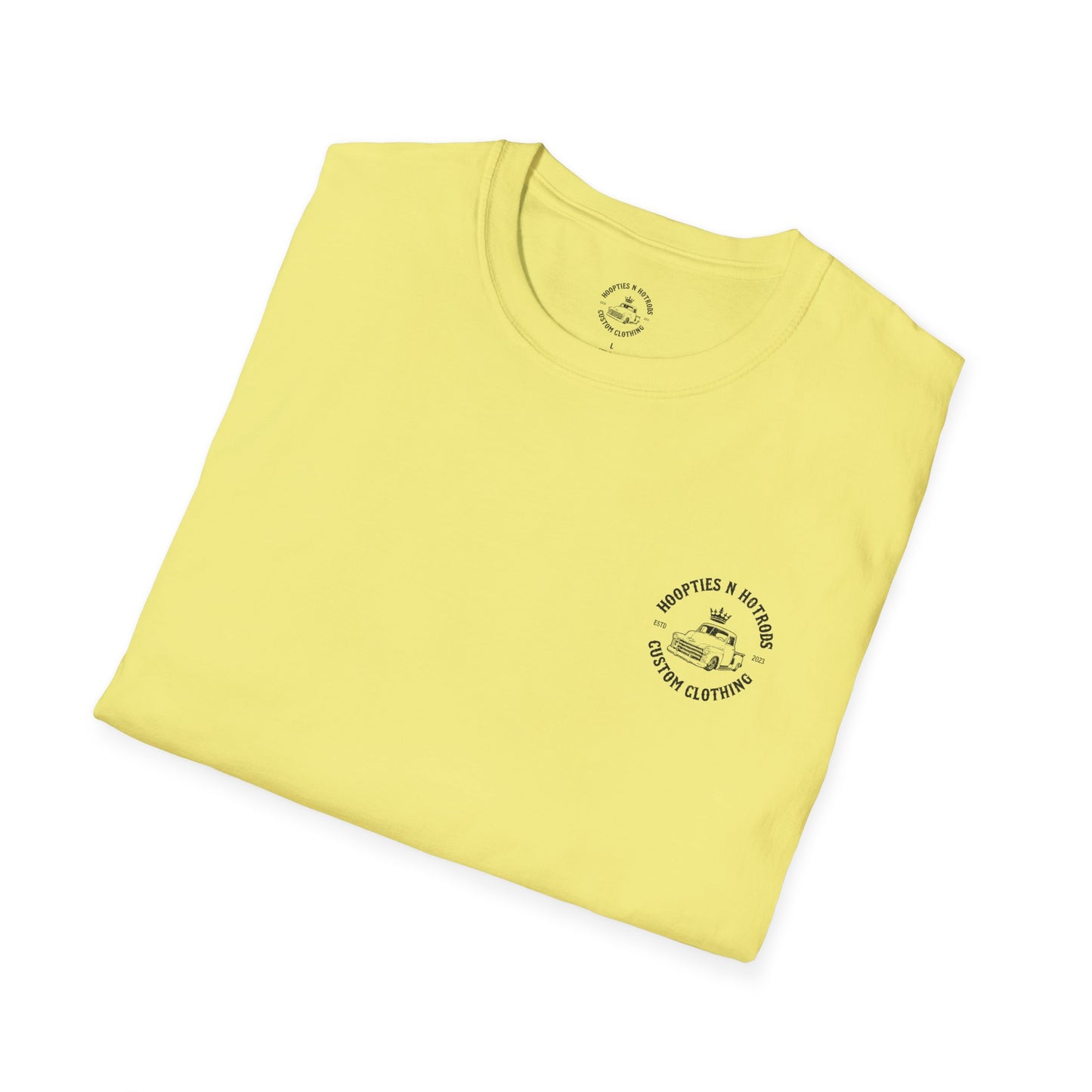 hoopties_n_hotrods Logo T-Shirt, Vintage Apparel, Classic Vehicle Shirt, Auto Lover Gift, Summer Style Tee