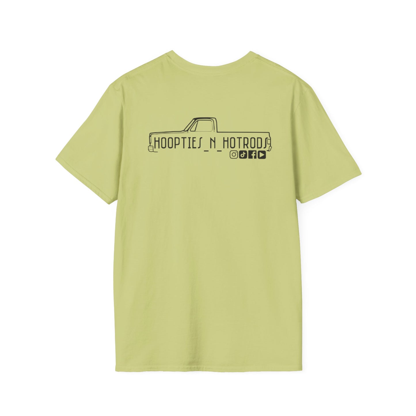 hoopties_n_hotrods Logo T-Shirt, Vintage Apparel, Classic Vehicle Shirt, Auto Lover Gift, Summer Style Tee