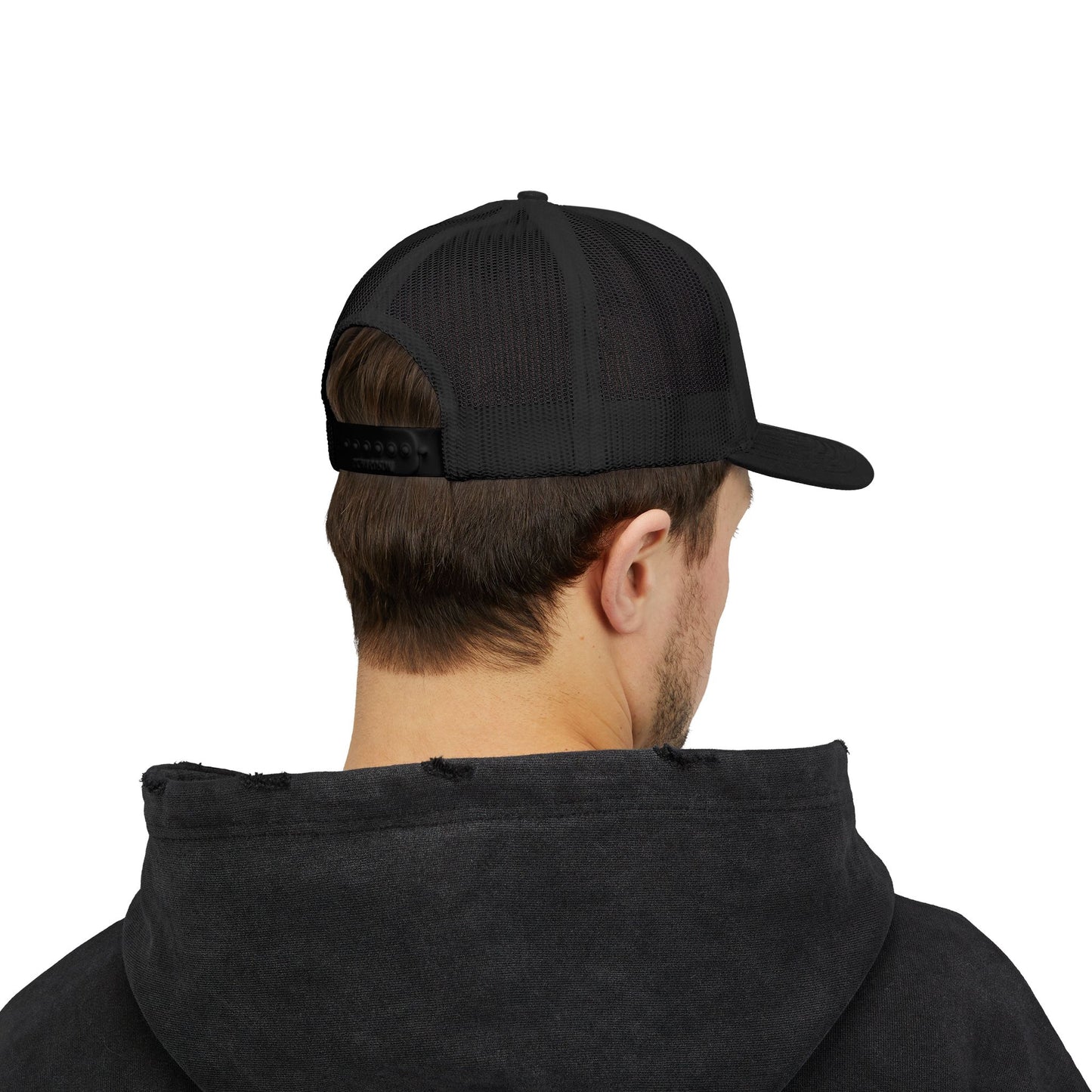 Snapback Trucker Cap w/ Hoopties N Hotrods Logo