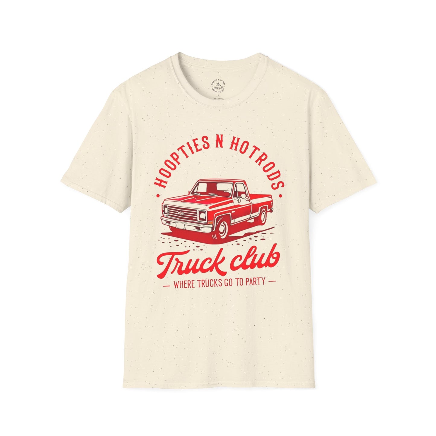 Where Trucks Go To Party Vintage Truck Club T-Shirt | Hoopties n Hotrods | Car Enthusiast Gift | Casual Wear | Truck Lover Shirt | Automotive Apparel