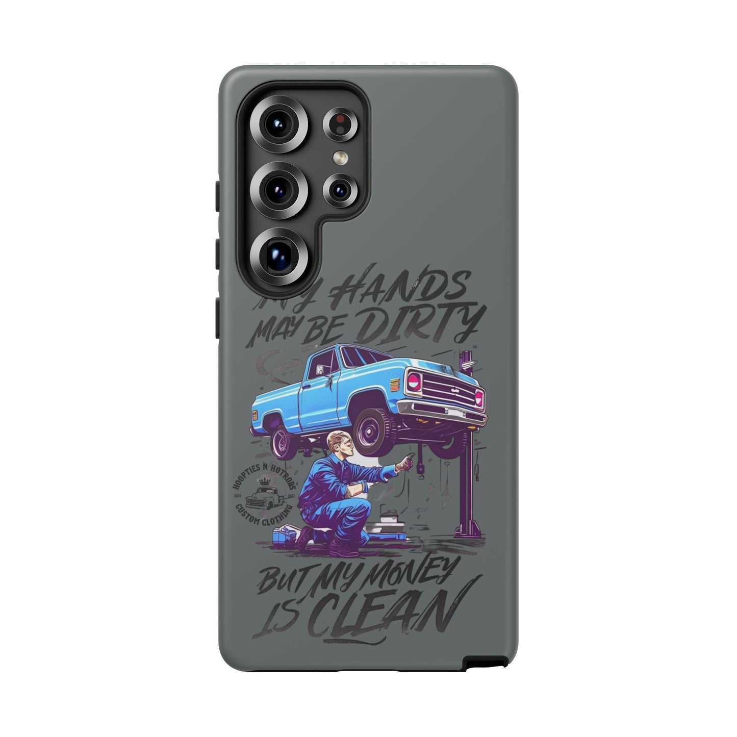 Mechanic Phone Case - My Hands May Be Dirty, Car Lover Gift, Birthday Present for Him, Automotive Phone Cover, Tough Cases