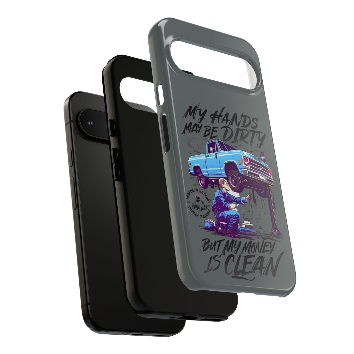 Mechanic Phone Case - My Hands May Be Dirty, Car Lover Gift, Birthday Present for Him, Automotive Phone Cover, Tough Cases