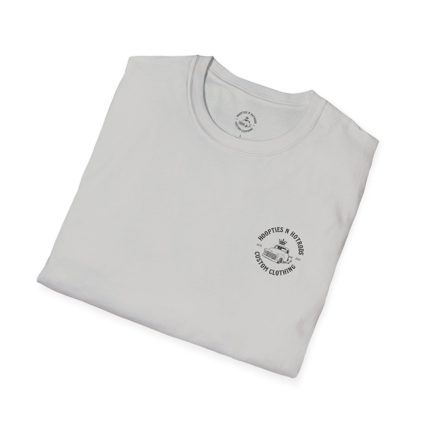 hoopties_n_hotrods Logo T-Shirt, Vintage Apparel, Classic Vehicle Shirt, Auto Lover Gift, Summer Style Tee