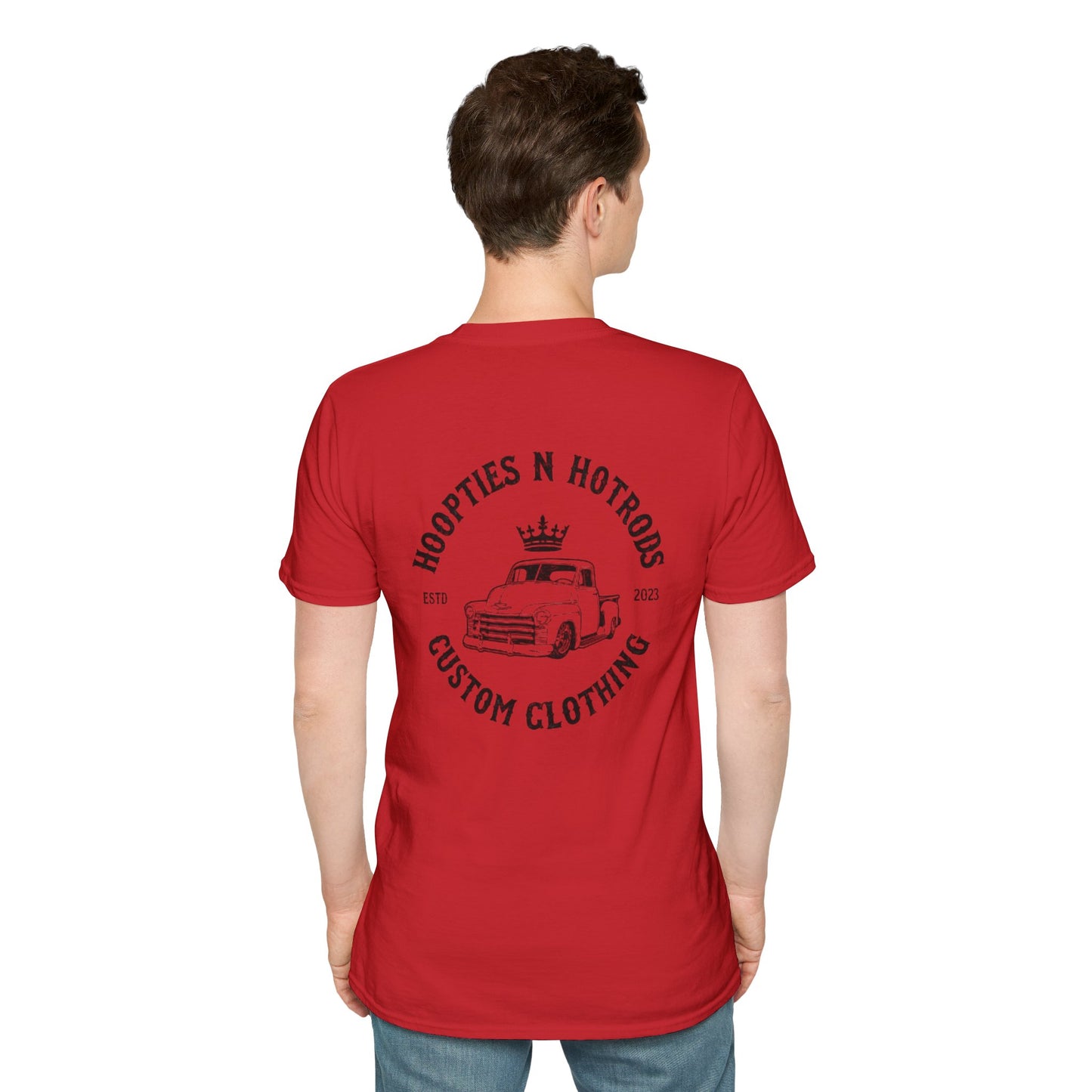 Hoopties N Hotrods Custom Clothing Logo, Softstyle Tee, Gift for Auto Lovers, Vintage Style Graphic Shirt, Unisex [...]