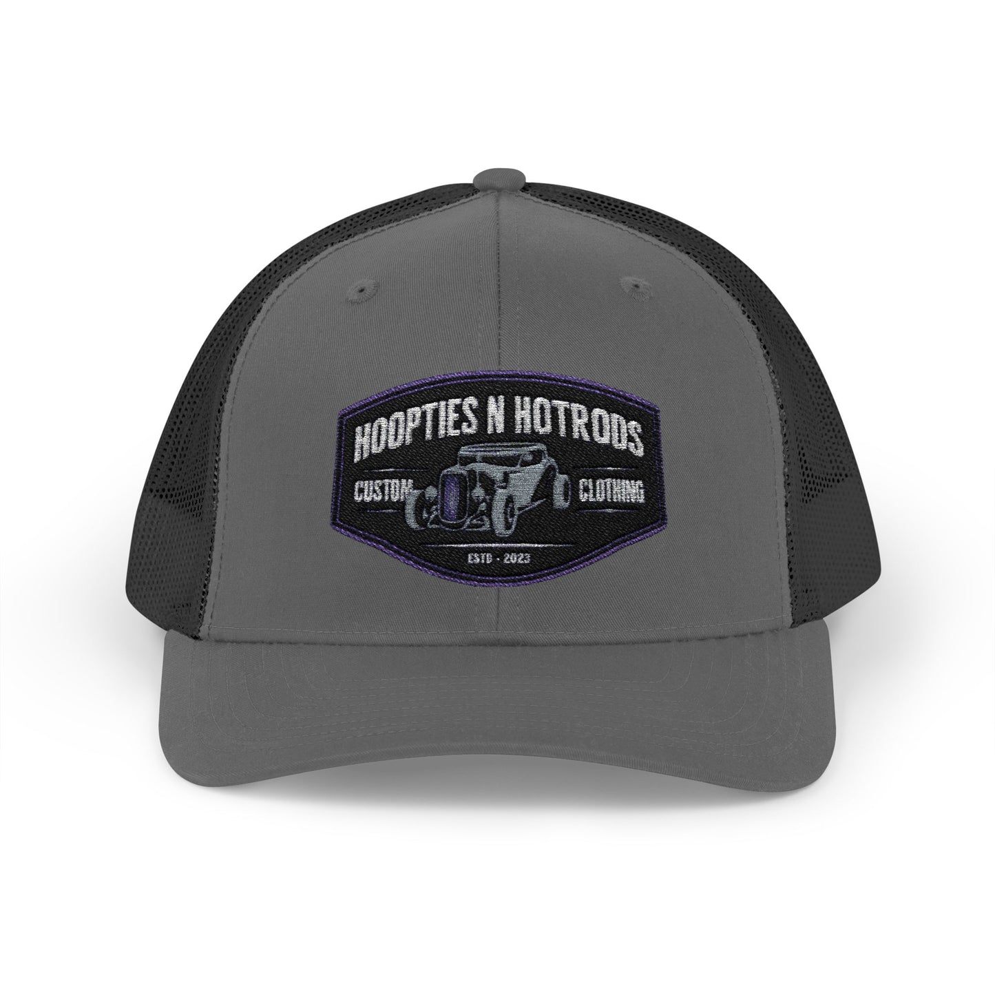 Snapback Trucker Cap w/ Hoopties N Hotrods Logo