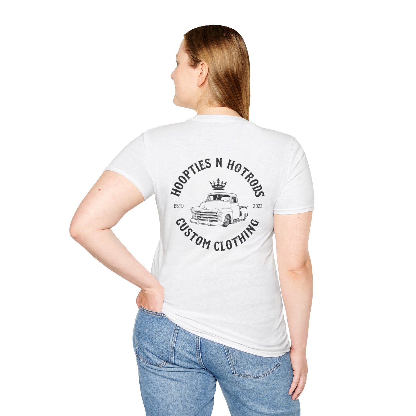 Hoopties N Hotrods Custom Clothing Logo, Softstyle Tee, Gift for Auto Lovers, Vintage Style Graphic Shirt, Unisex [...]