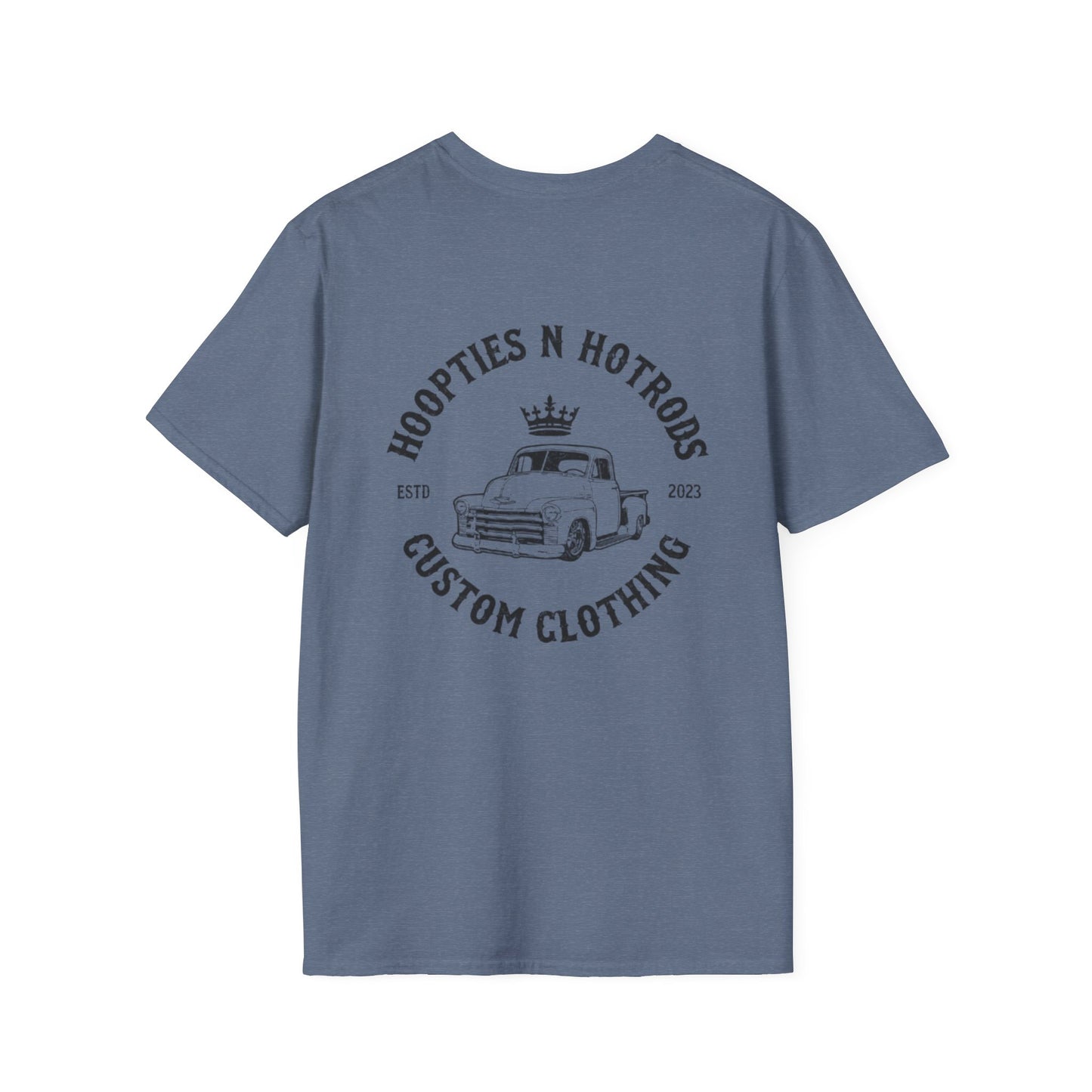 Hoopties N Hotrods Custom Clothing Logo, Softstyle Tee, Gift for Auto Lovers, Vintage Style Graphic Shirt, Unisex [...]