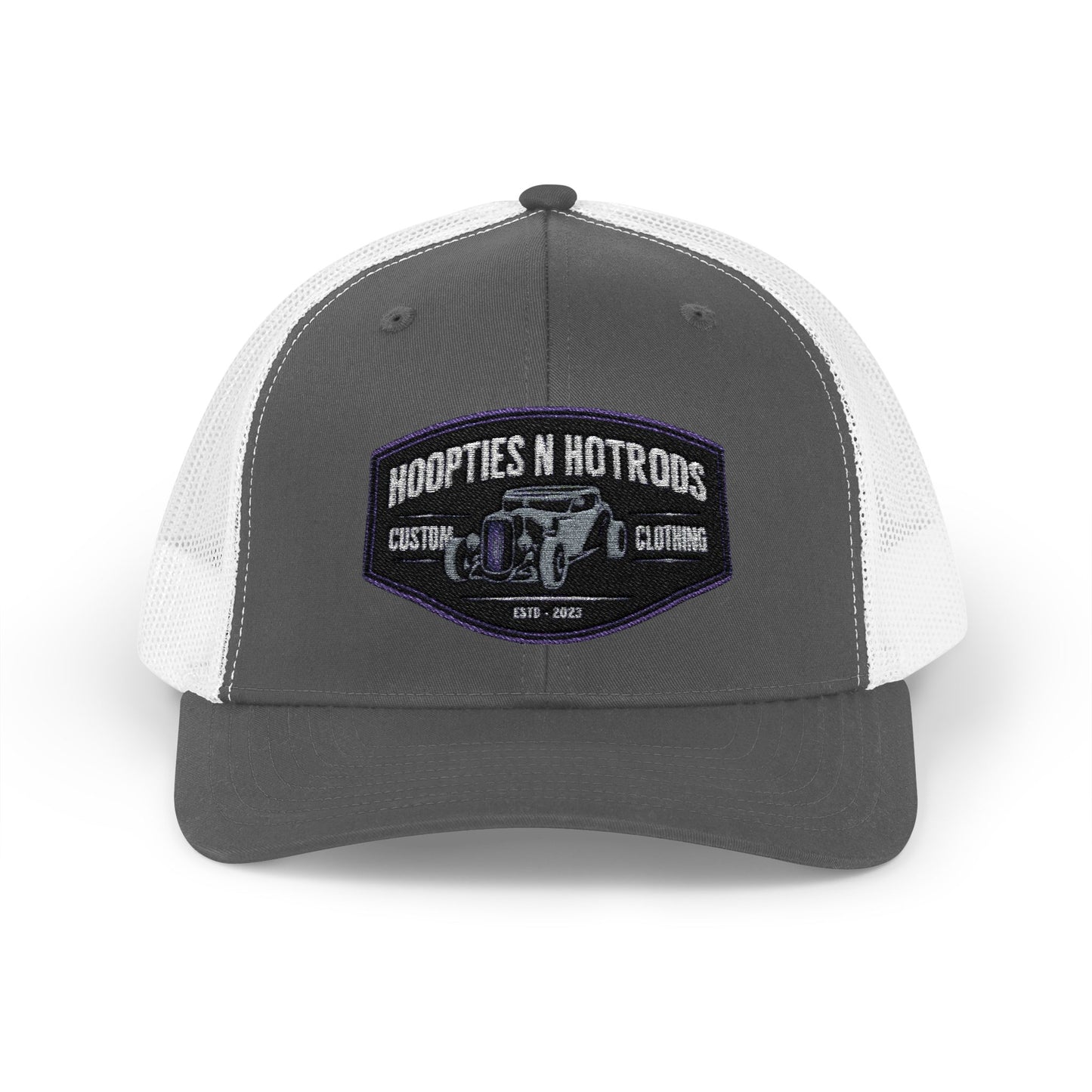 Snapback Trucker Cap w/ Hoopties N Hotrods Logo