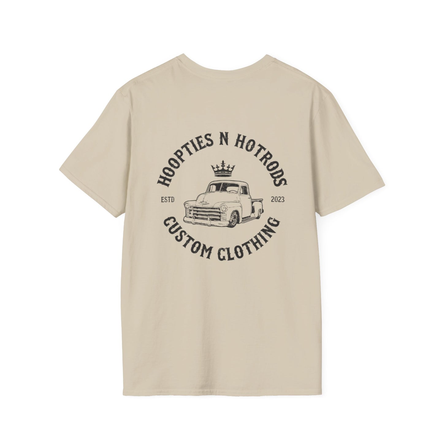 Hoopties N Hotrods Custom Clothing Logo, Softstyle Tee, Gift for Auto Lovers, Vintage Style Graphic Shirt, Unisex [...]