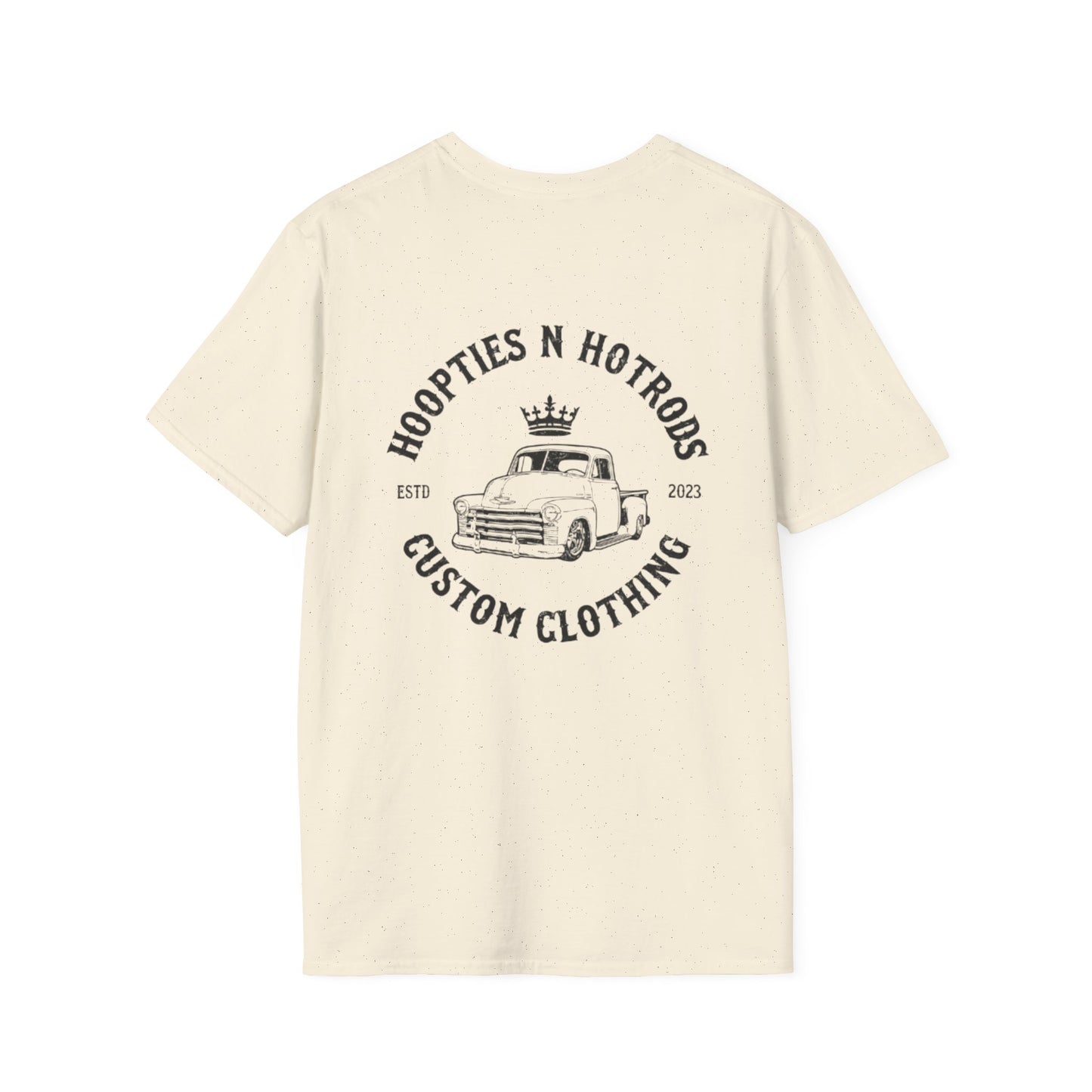 Hoopties N Hotrods Custom Clothing Logo, Softstyle Tee, Gift for Auto Lovers, Vintage Style Graphic Shirt, Unisex [...]