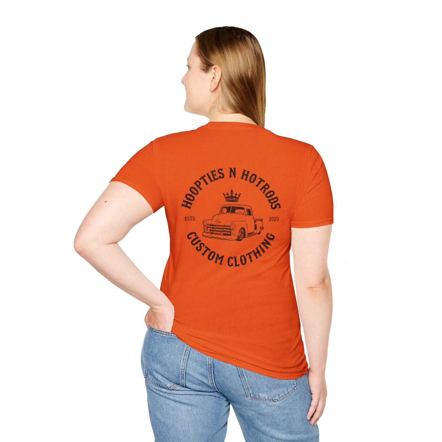 Hoopties N Hotrods Custom Clothing Logo, Softstyle Tee, Gift for Auto Lovers, Vintage Style Graphic Shirt, Unisex [...]