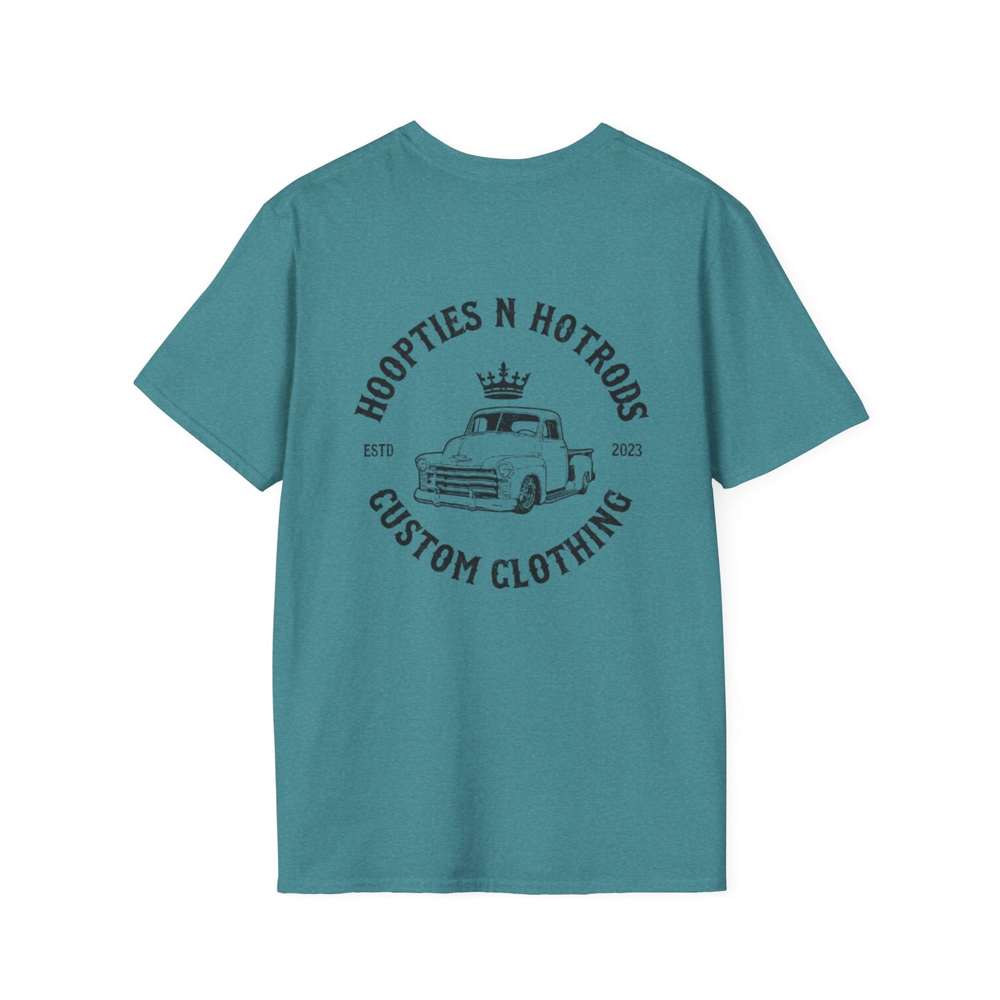 Hoopties N Hotrods Custom Clothing Logo, Softstyle Tee, Gift for Auto Lovers, Vintage Style Graphic Shirt, Unisex [...]
