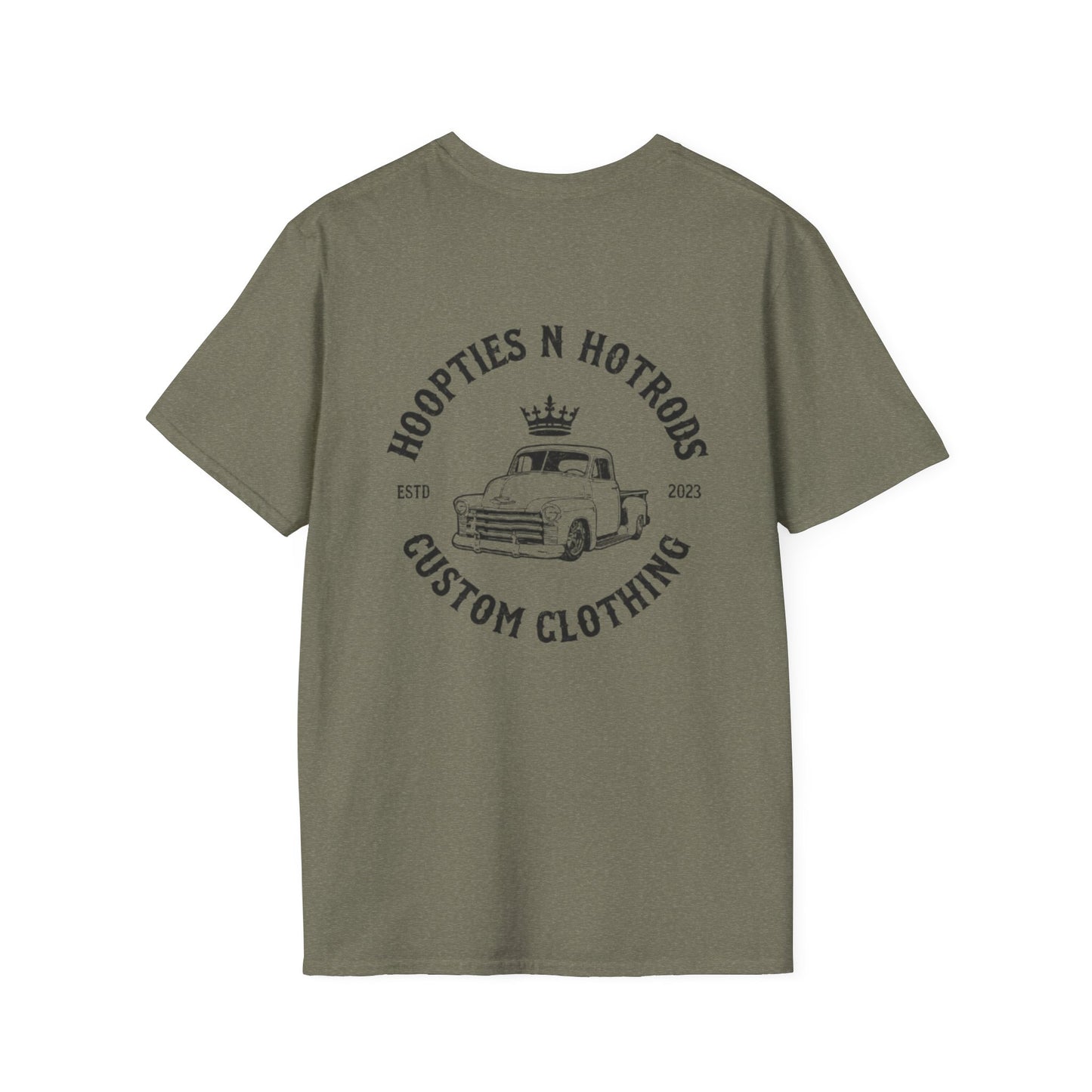 Hoopties N Hotrods Custom Clothing Logo, Softstyle Tee, Gift for Auto Lovers, Vintage Style Graphic Shirt, Unisex [...]