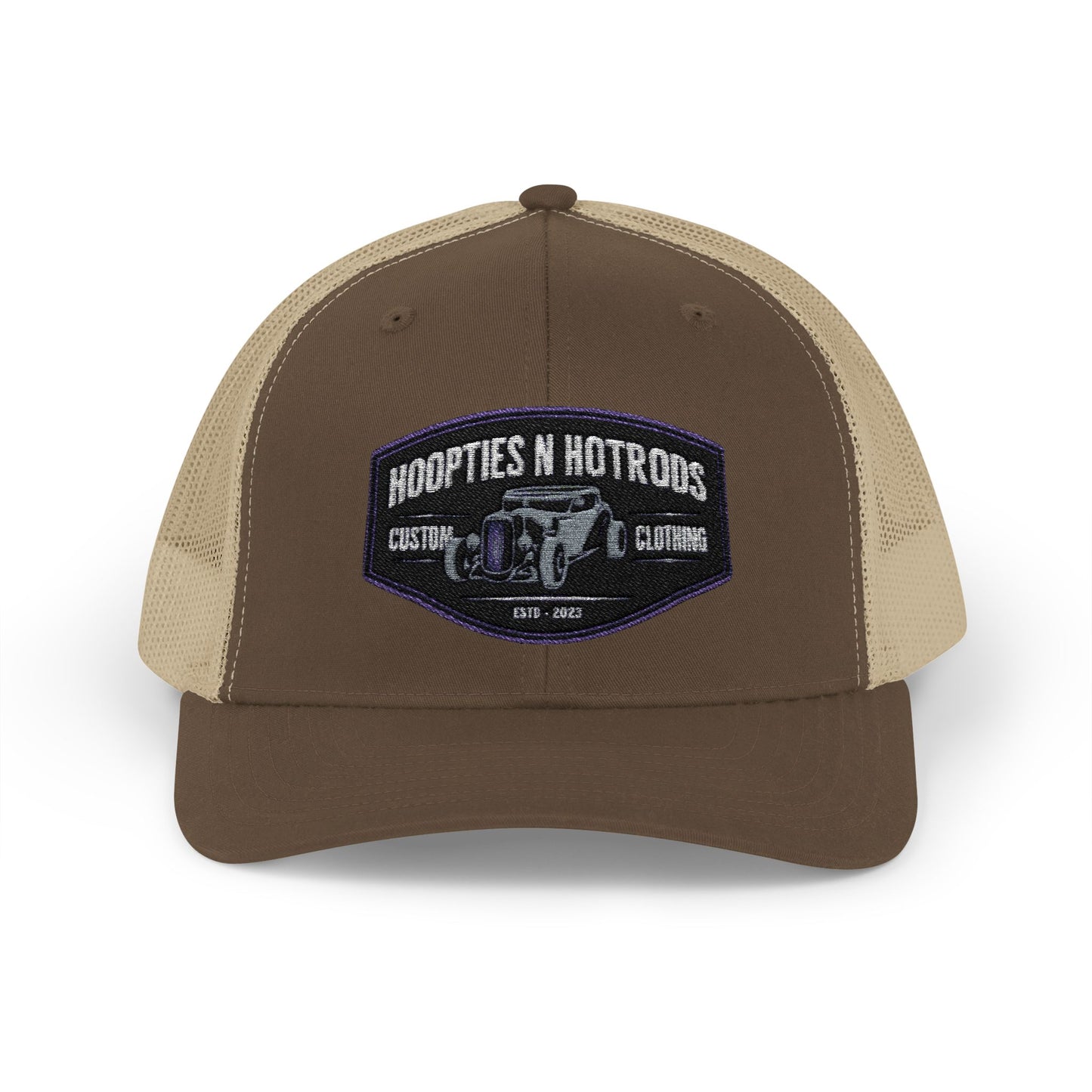 Snapback Trucker Cap w/ Hoopties N Hotrods Logo