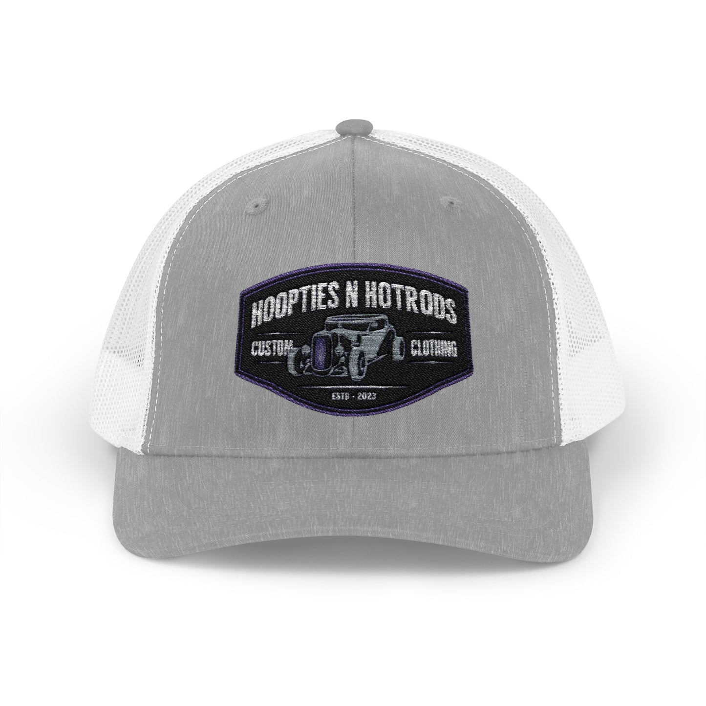 Snapback Trucker Cap w/ Hoopties N Hotrods Logo