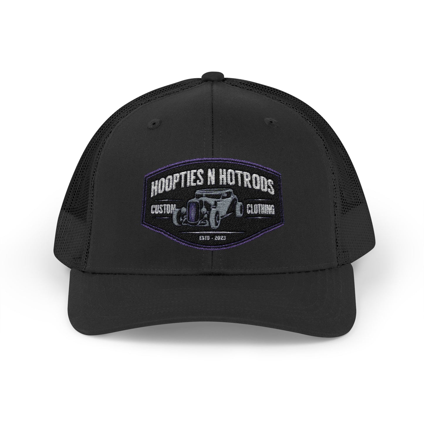 Snapback Trucker Cap w/ Hoopties N Hotrods Logo