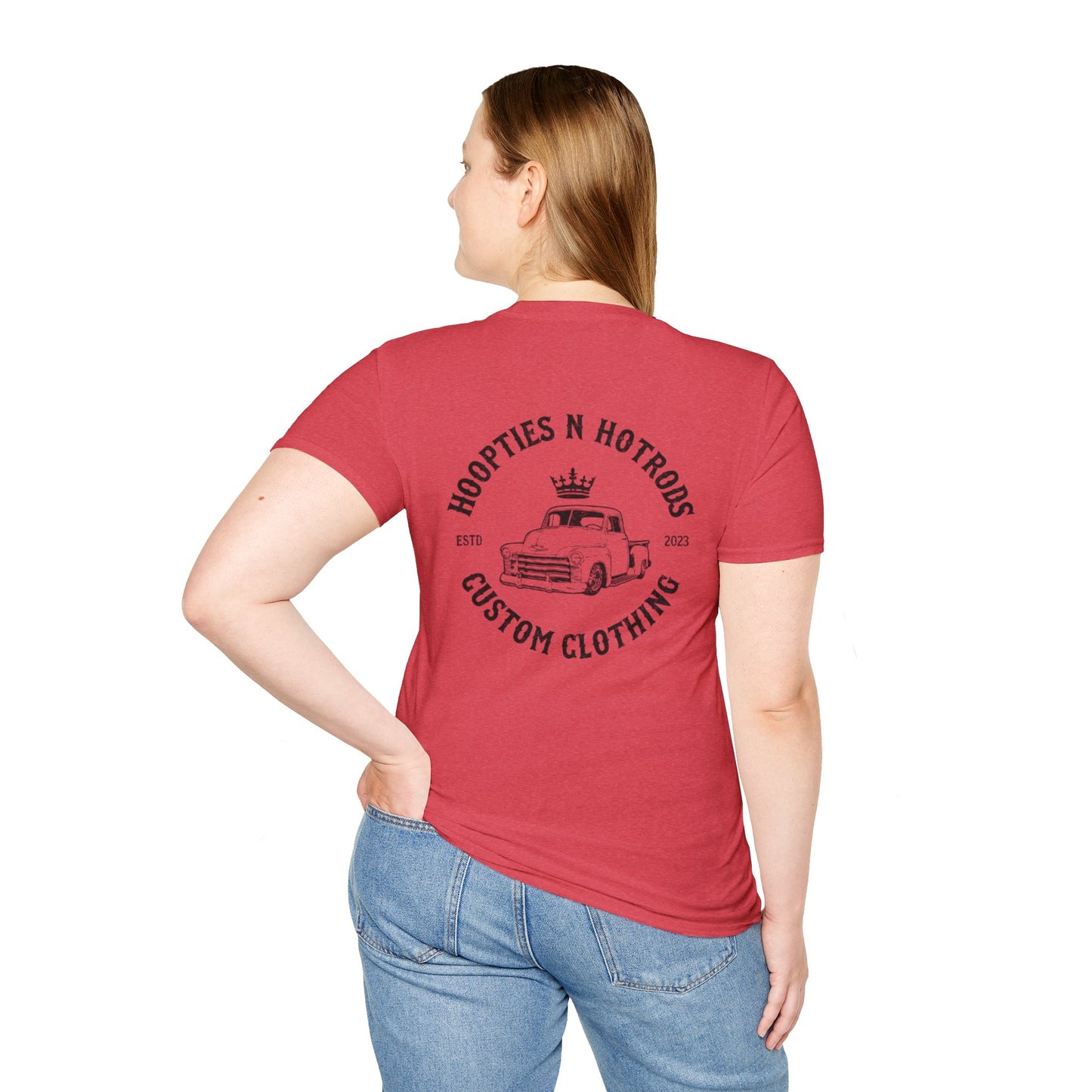 Hoopties N Hotrods Custom Clothing Logo, Softstyle Tee, Gift for Auto Lovers, Vintage Style Graphic Shirt, Unisex [...]