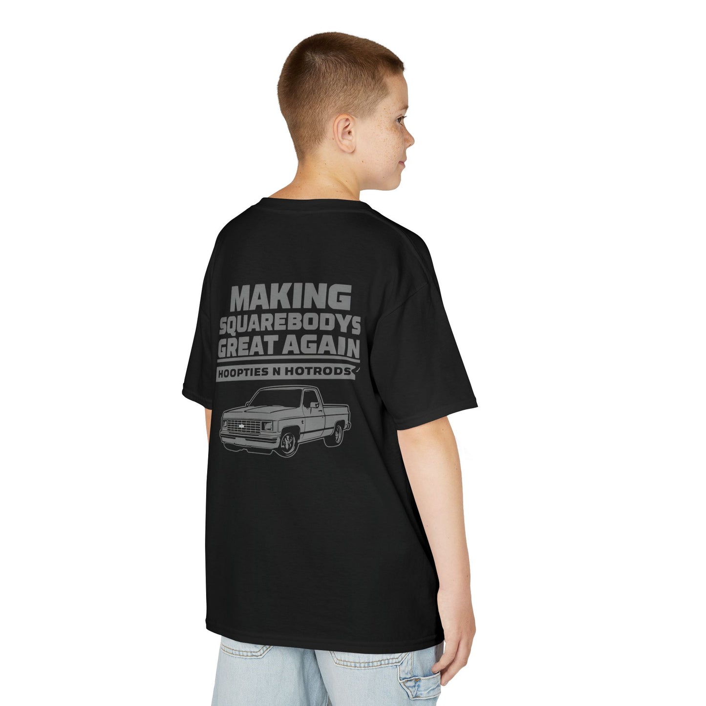 Make Squarebody's Great Again, Kids Heavy Cotton™ Tee - Making Squarebodys Great Again, Vintage Car Tee, Fun Kids Apparel, Summer Style, Great for Gifts, Car [...]