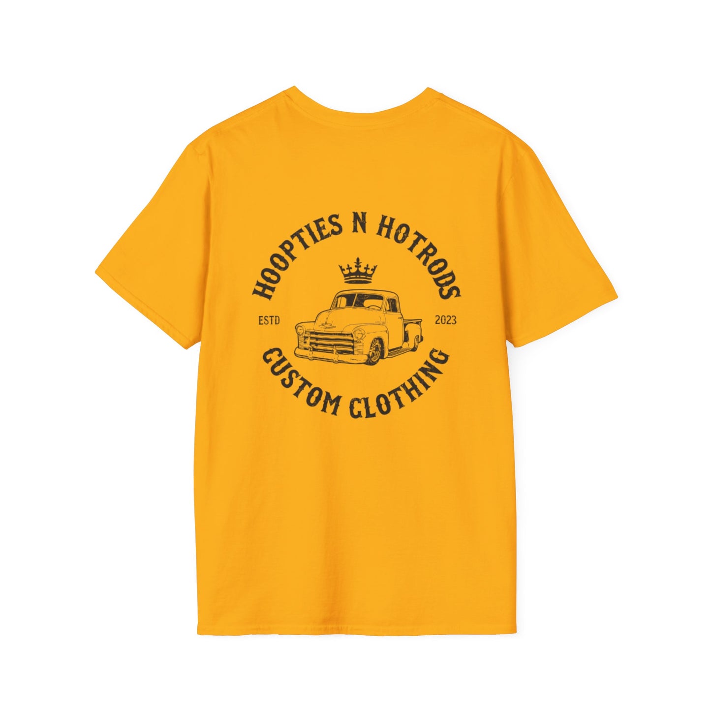 Hoopties N Hotrods Custom Clothing Logo, Softstyle Tee, Gift for Auto Lovers, Vintage Style Graphic Shirt, Unisex [...]